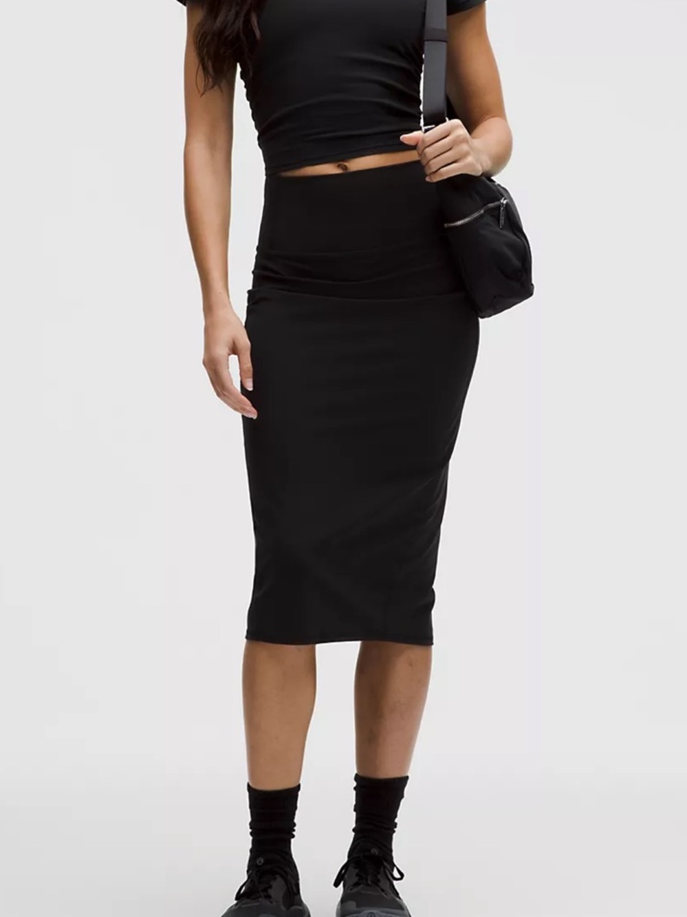 Lululemon Nulu Slim Fit Midi Skirt